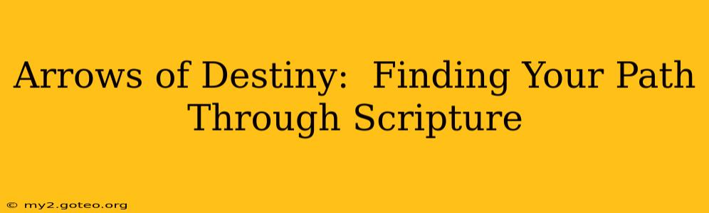 Arrows of Destiny:  Finding Your Path Through Scripture