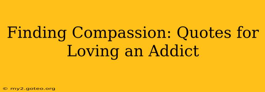 Finding Compassion: Quotes for Loving an Addict