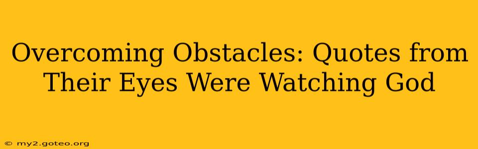 Overcoming Obstacles: Quotes from Their Eyes Were Watching God