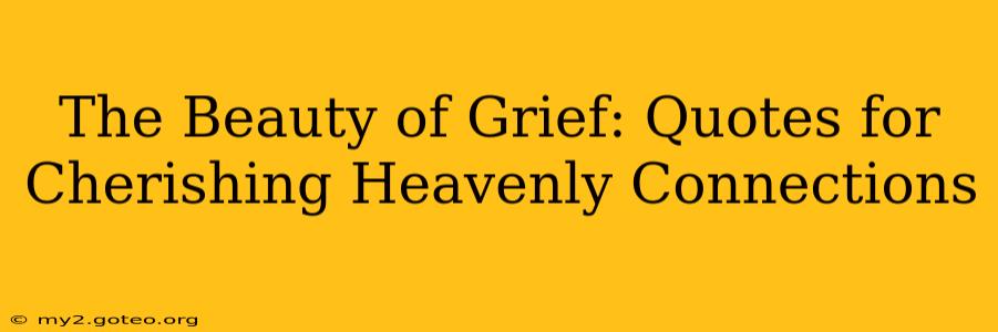 The Beauty of Grief: Quotes for Cherishing Heavenly Connections